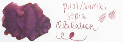 Pilot Ink Cartridges Sepia