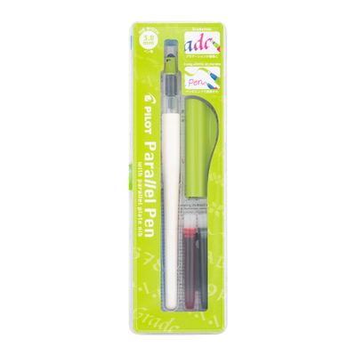 Parallel Pen Set - 3.8mm Nib Green