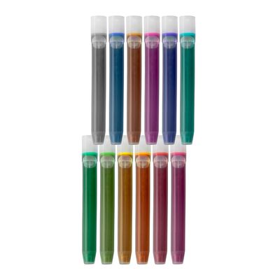 Pilot Parallel Pen Cartridges - 12 Assorted Colors