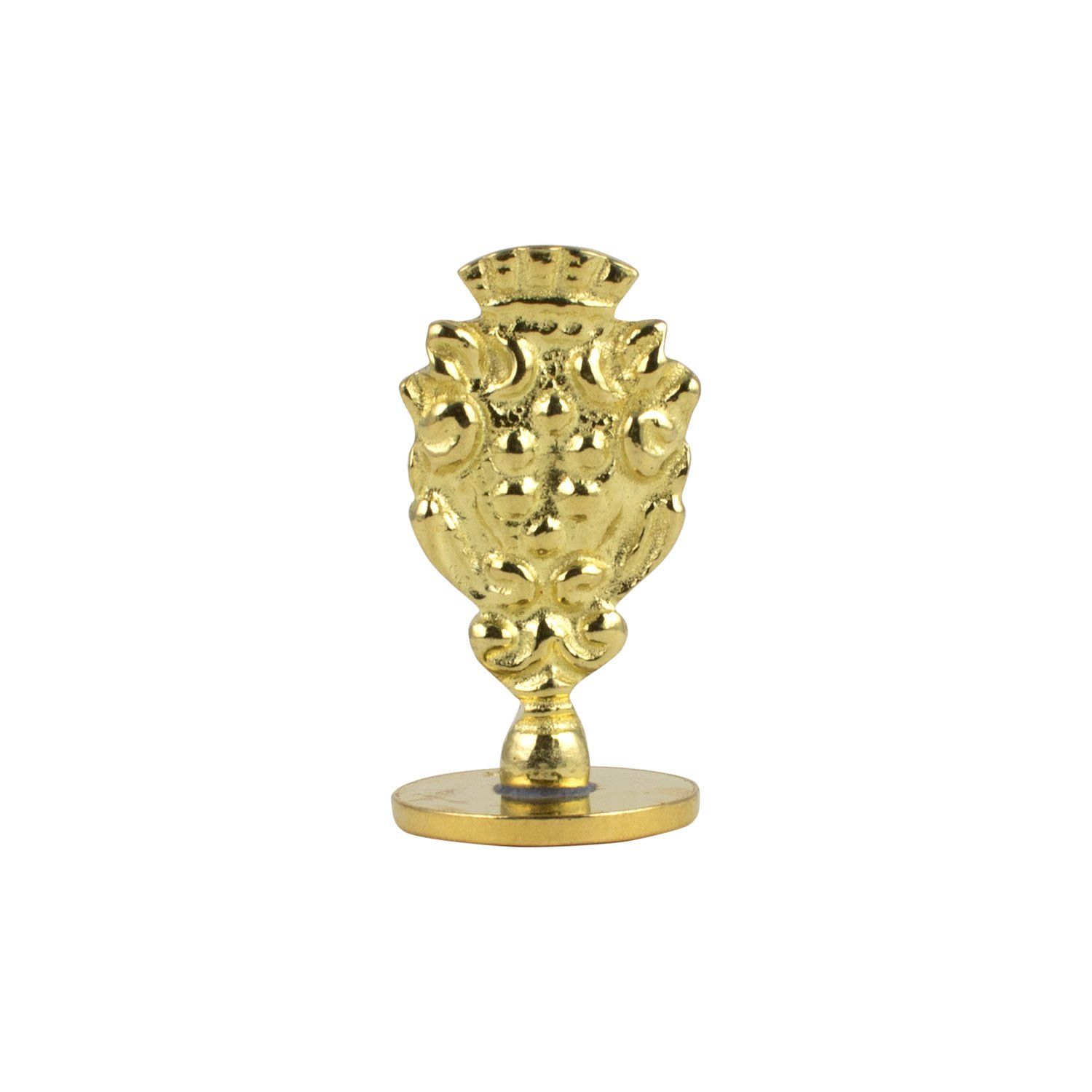 Florentine Brass Round Cerif Wax Seal (A-Z)