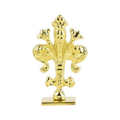 Florentine Brass Square Filigree Wax Seal (A-Z)