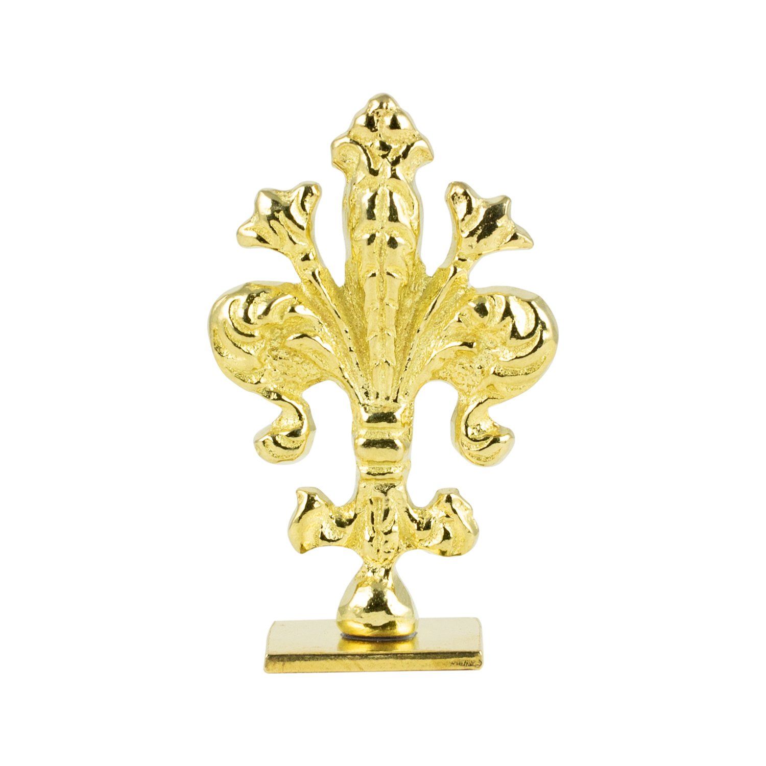 Florentine Brass Square Filigree Wax Seal (A-Z)