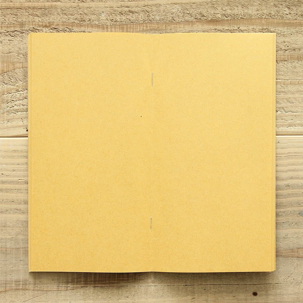 TRAVELER’S COMPANY – Traveler’s Factory – Refill – Yellow Kraft Paper (Regular Size)