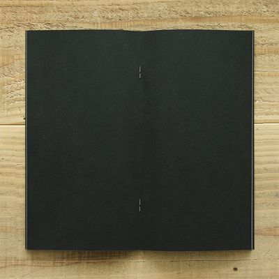 TRAVELER’S COMPANY – Traveler’s Factory – Refill – Black Paper (Regular Size)
