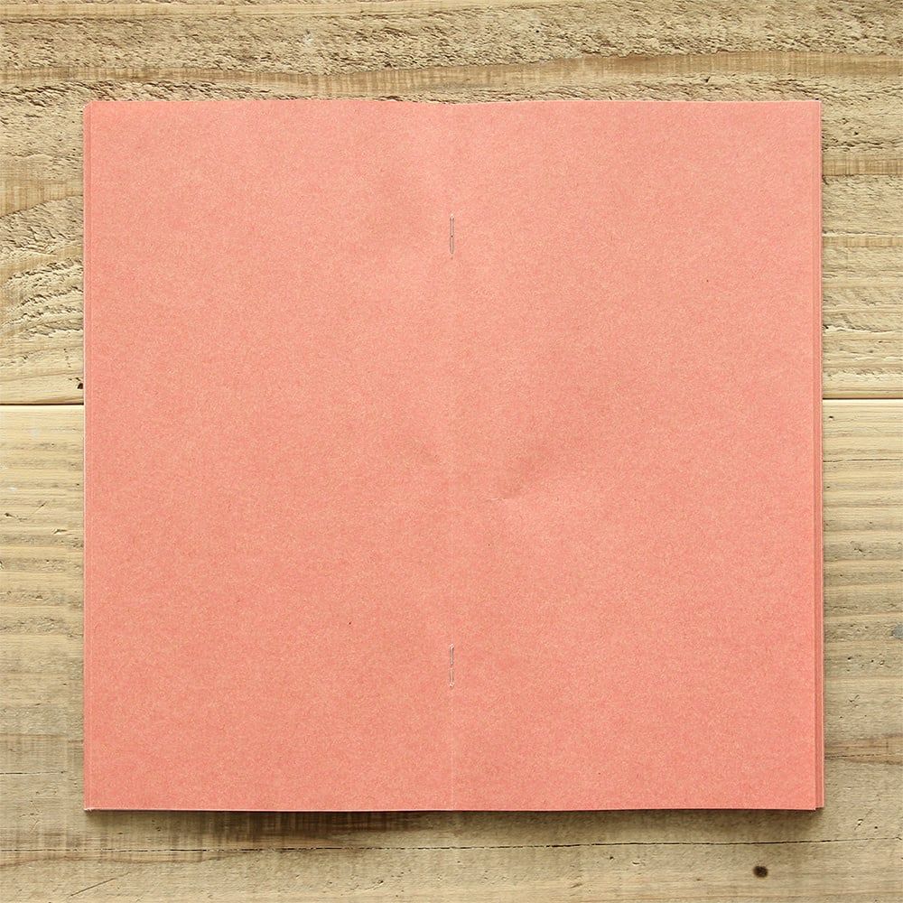 TRAVELER’S COMPANY – Traveler’s Factory – Refill – Pink Kraft Paper (Regular Size)