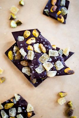 Wildwood Chocolate Ginger Pistachio Chocolate Bar