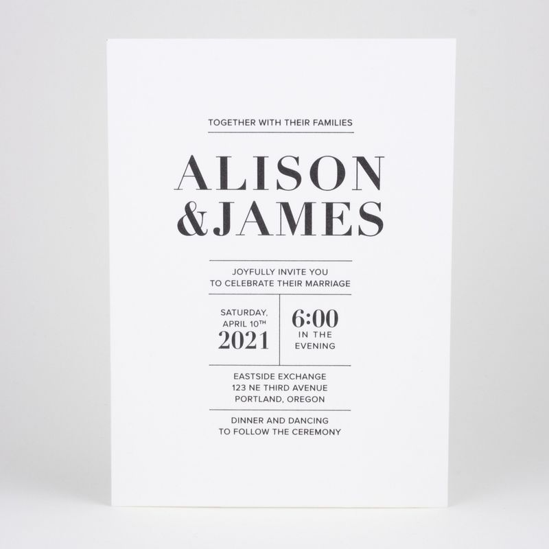 Alison Wedding Invitation