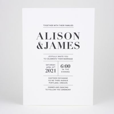 Alison Wedding Invitation