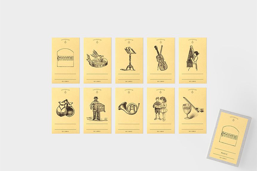Ex Libris Bookplates - Music (set of 10)