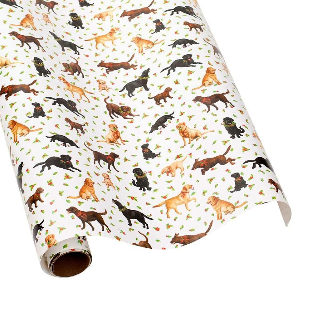 Christmas Labs Wrapping Paper Roll