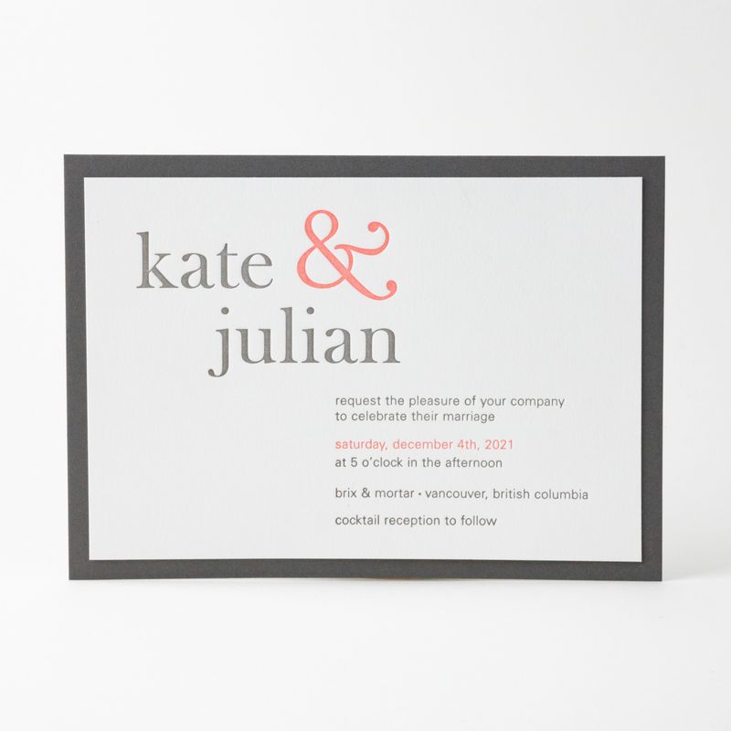 Kate Wedding Invitation