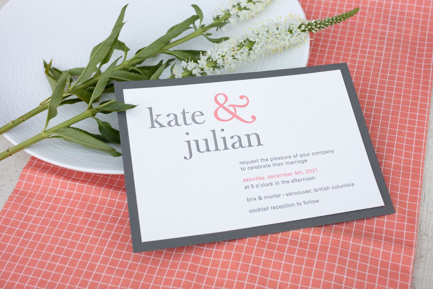Kate Wedding Invitation