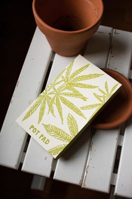 Pot Pad Letterpress Notepad