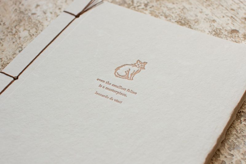 Oblation Handmade Paper Journal -Leonardo Da Vinci