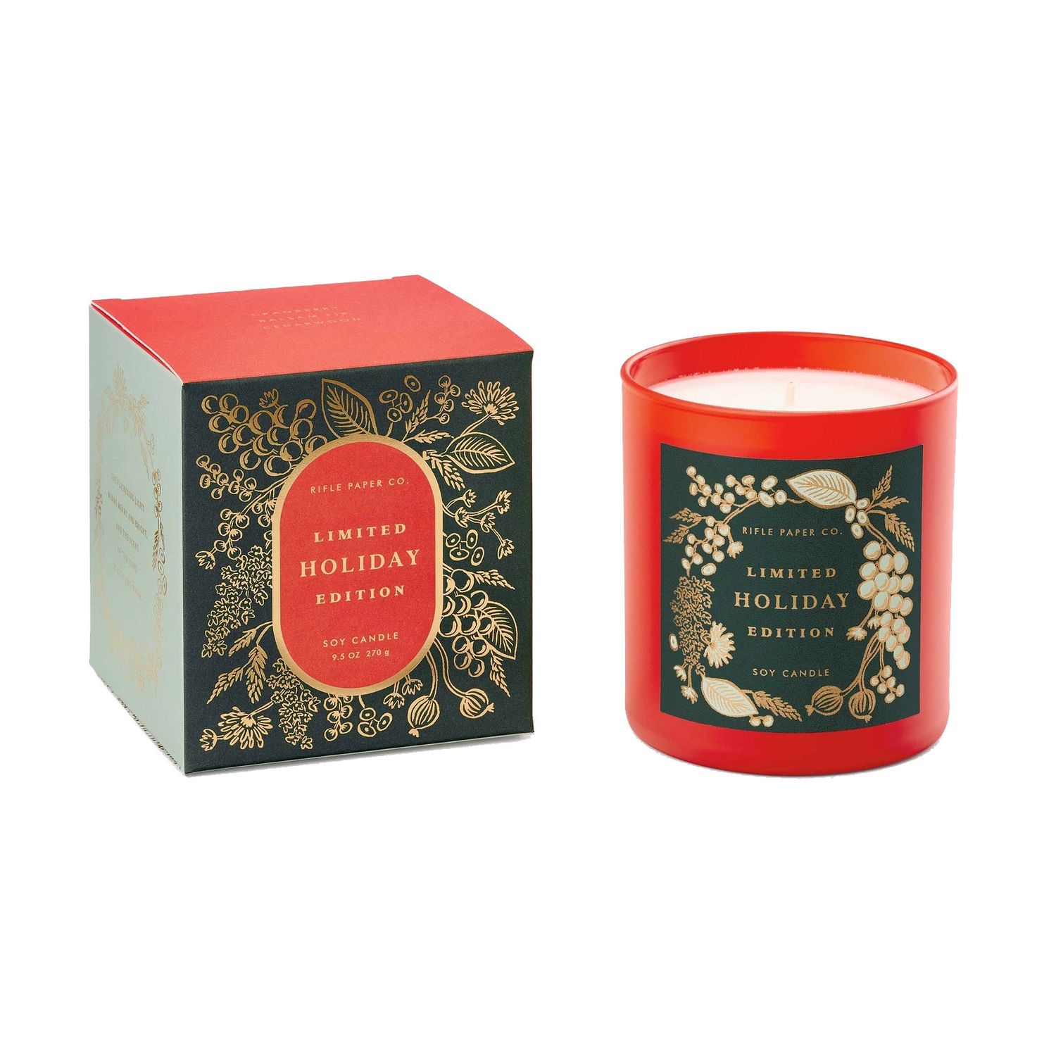 Rifle Paper Co. Limited Holiday Edition Candle 9.5 oz