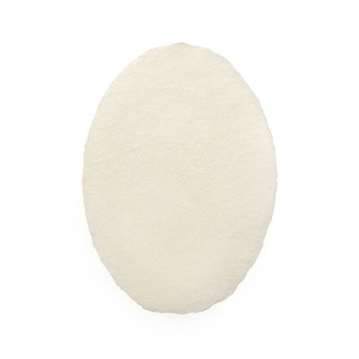 Handmade Paper Cream Oval