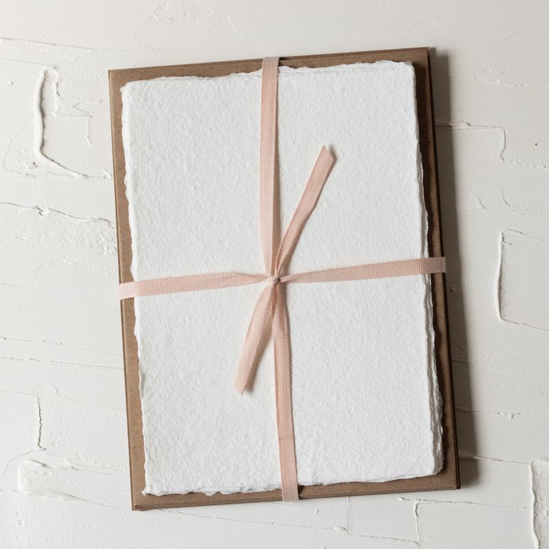 Handmade Paper Pack White