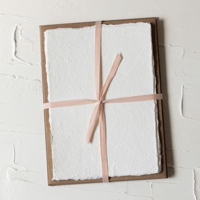 Handmade Paper Pack White
