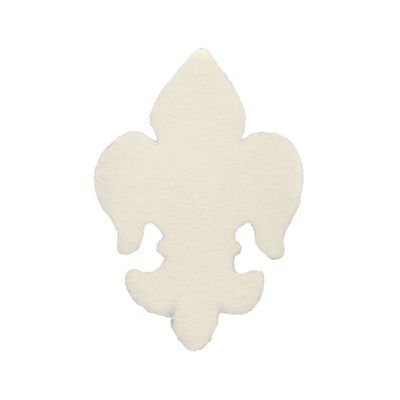 Handmade Paper Cream Fleur De Lys