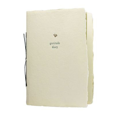 Gratitude Diary Small Salutation Letterpress Diary