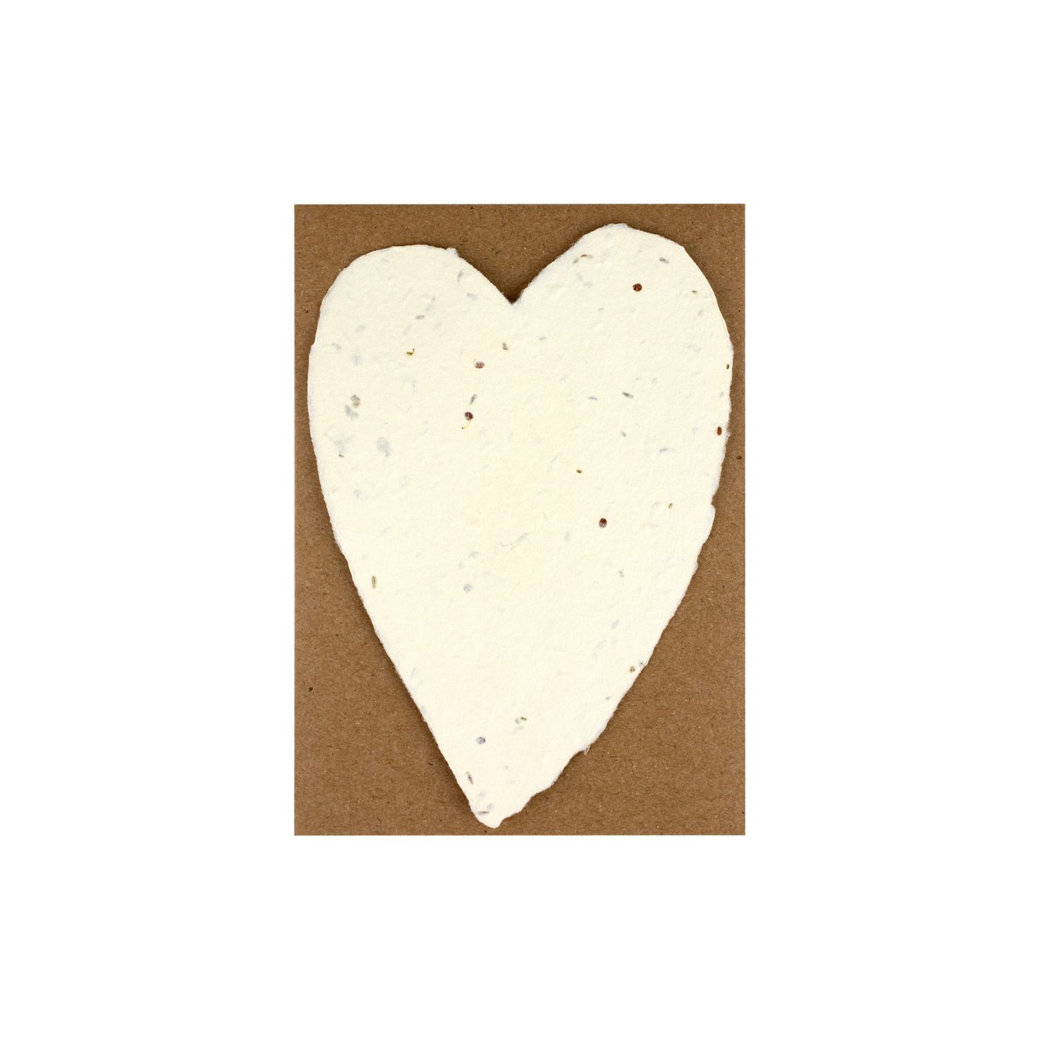 Small Seed Handmade Paper Heart