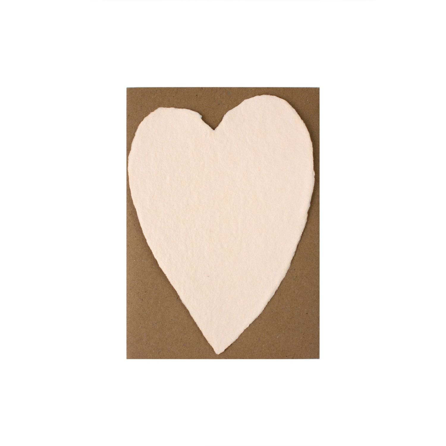 Small Blush Handmade Paper Heart