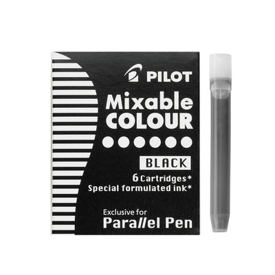 Pilot Parallel Pen Cartridges - Box of 6 Black