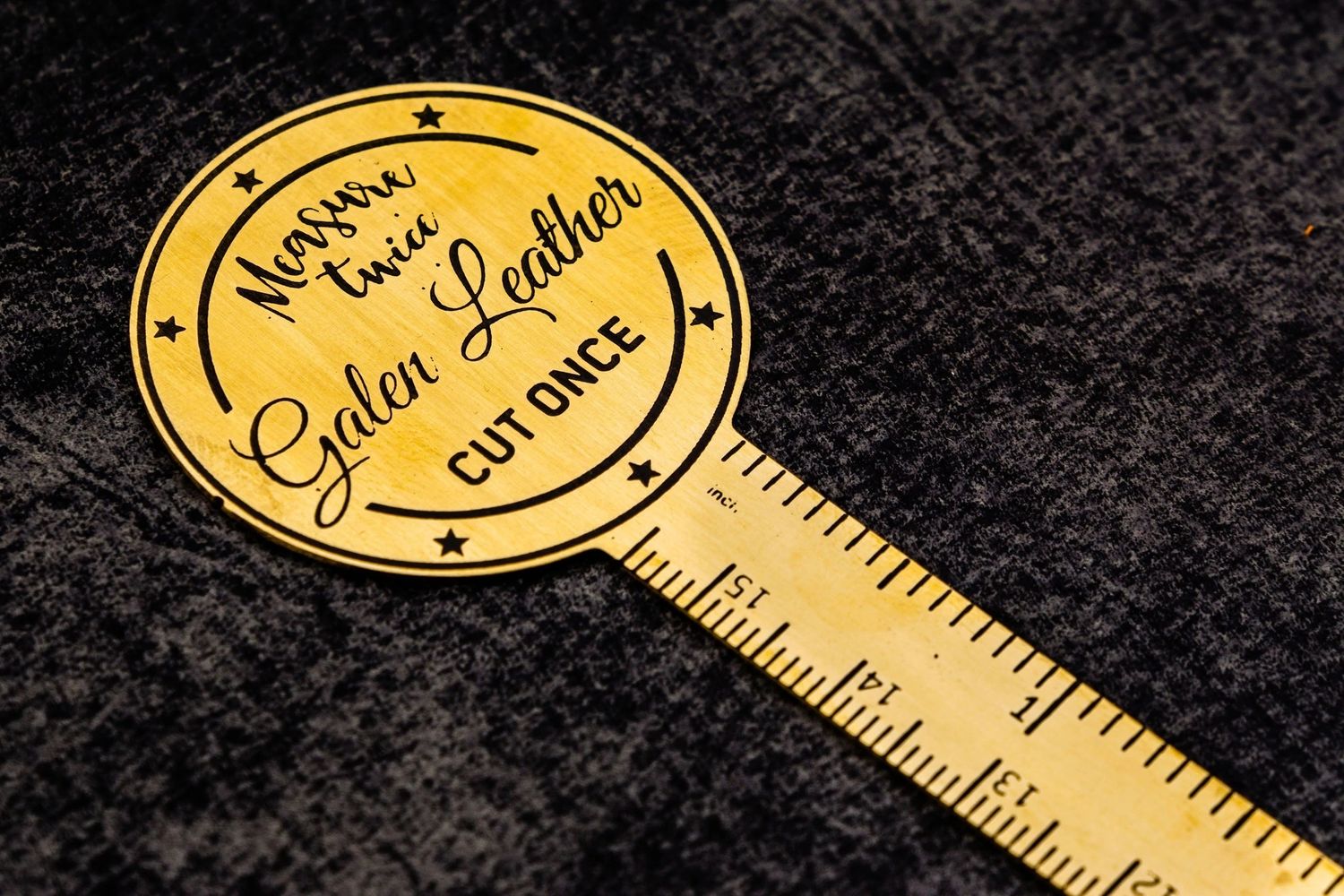 Brass Ruler - Letter Opener