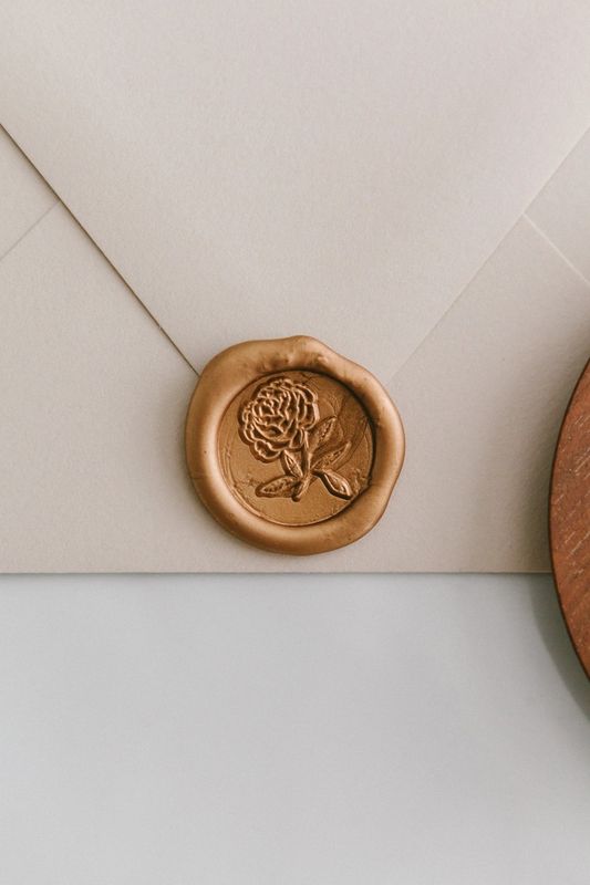 Heirloom Peony Wax Seal Stamp