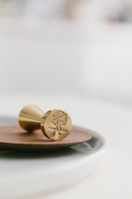 Heirloom Peony Wax Seal Stamp