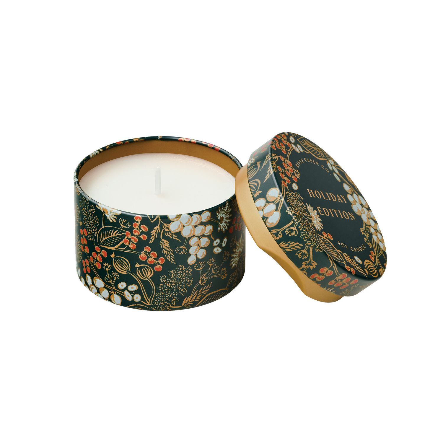 Rifle Paper Co. - Holiday Edition Candle Tin - 3oz