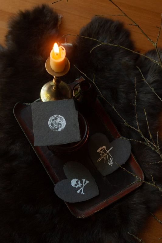 Moon Petite Charm Letterpress Enclosure