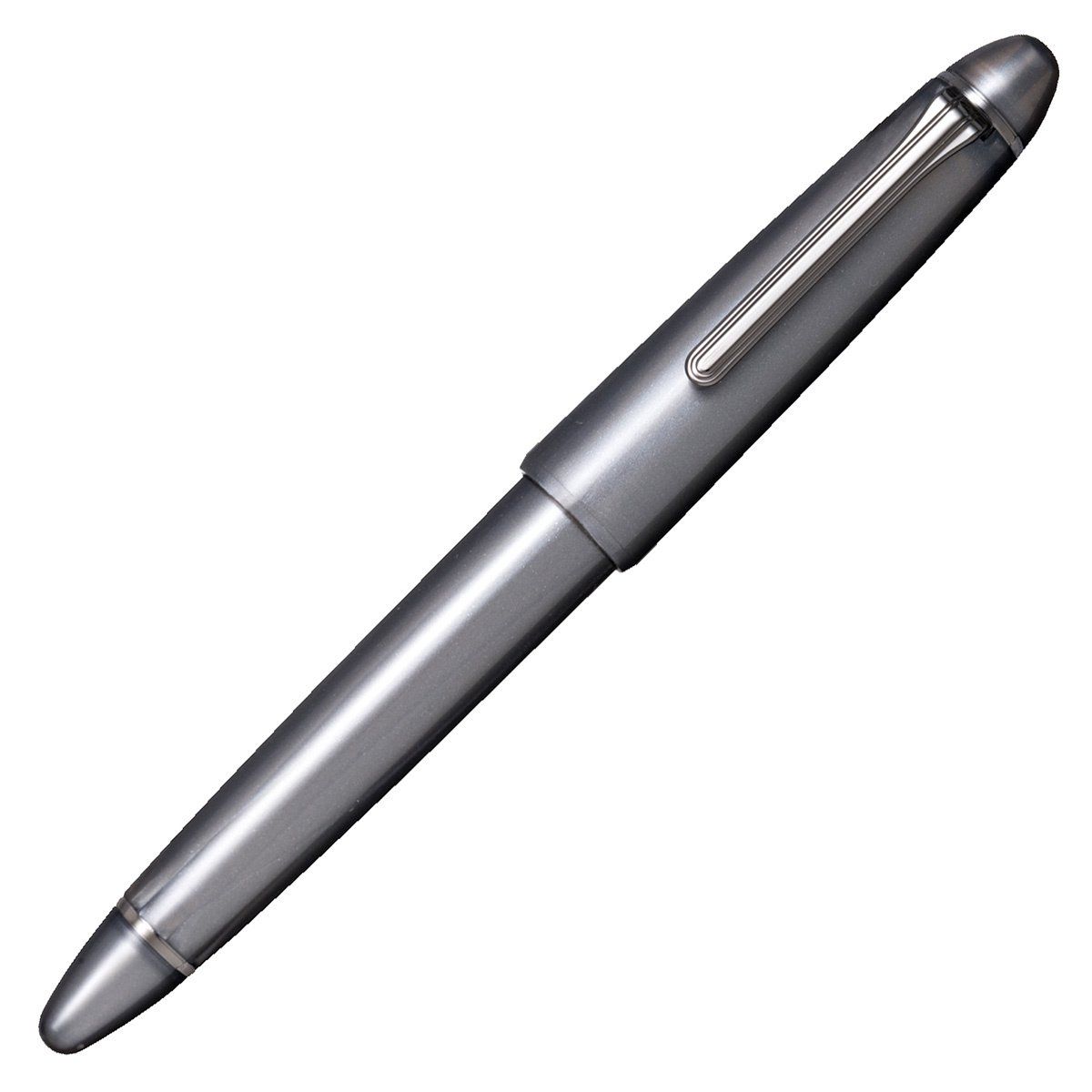 Sailor 1911L Ringless Metallic Simply Gray Fountain Pen Medium Fine