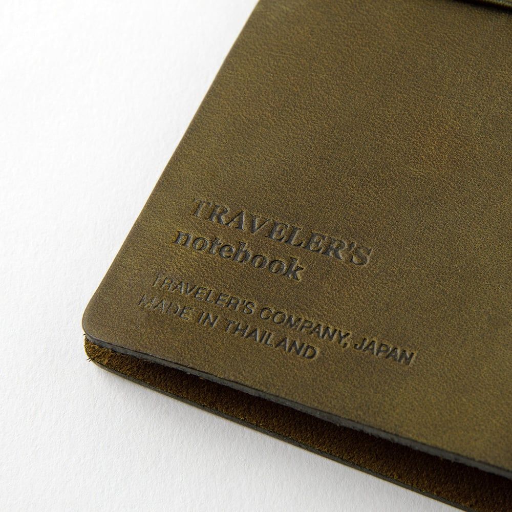 TRAVELER'S COMPANY Traveler's Notebook – Olive (Passport Size)