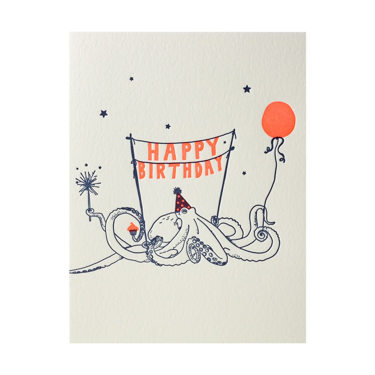 Octopus Happy Birthday