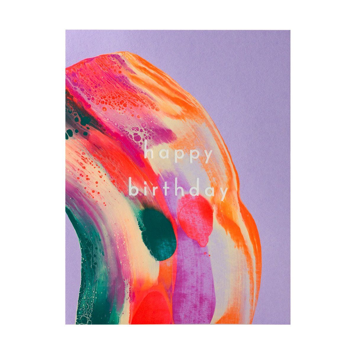 Orchid Birthday Card