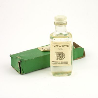 Typewriter Oil