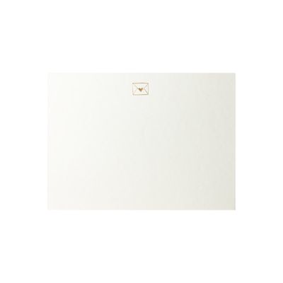 Envelope Fancy Letterpress Flat Notes Set