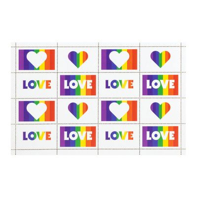 Love Pride Stamps