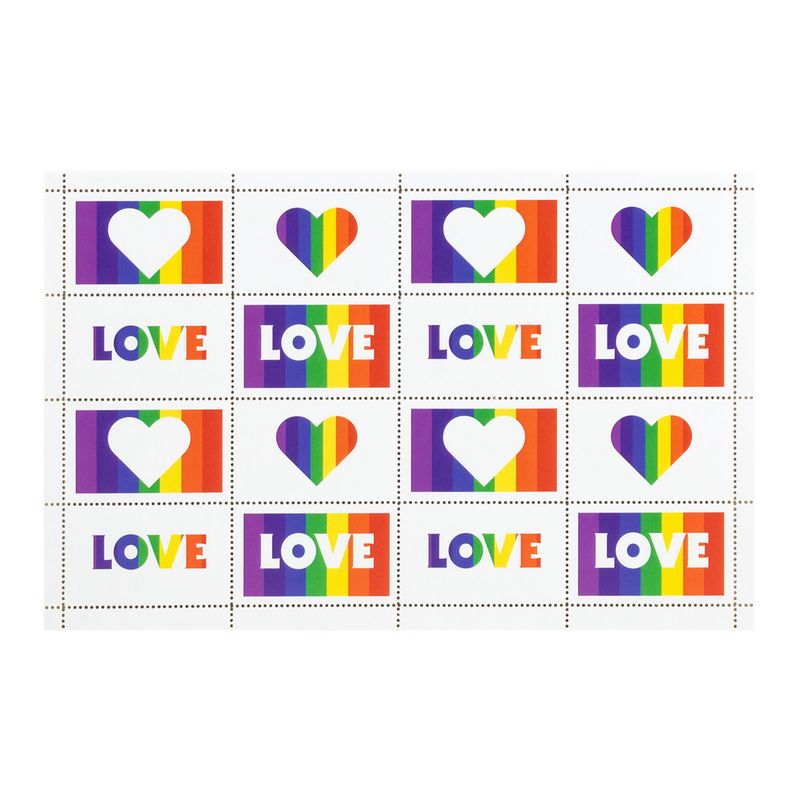 Love Pride Stamps