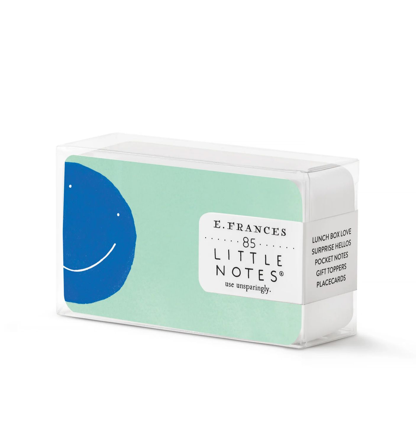 E. Frances Little Notes Blue Smiley