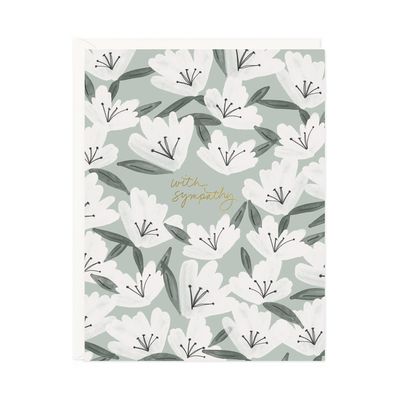 Sympathy Flowers Card
