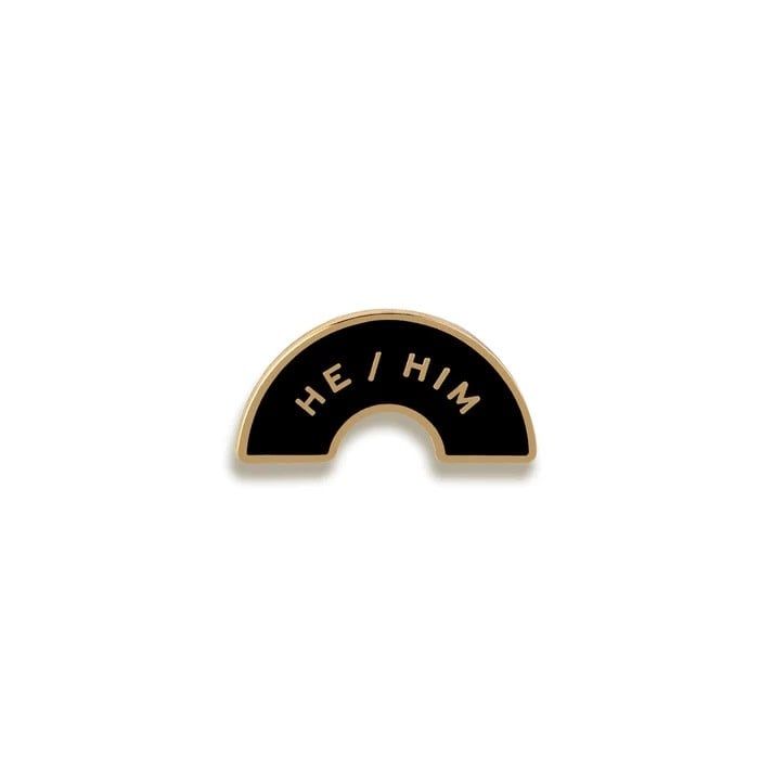 He/Him Pronoun Pin