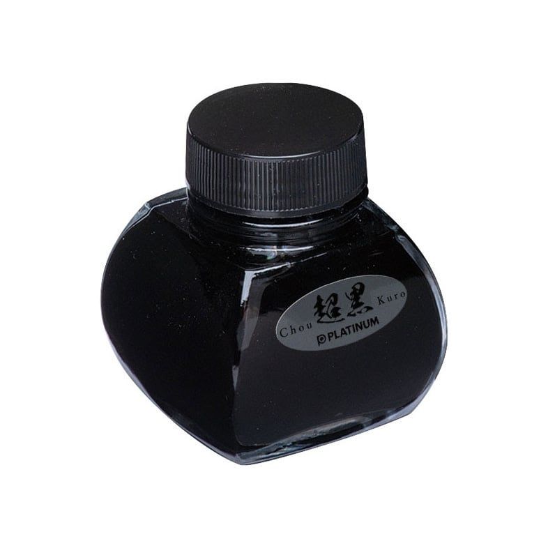 Platinum Chou Kuro Black Bottled Ink (60ml)