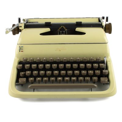 Everest Yellow Vintage Typewriter