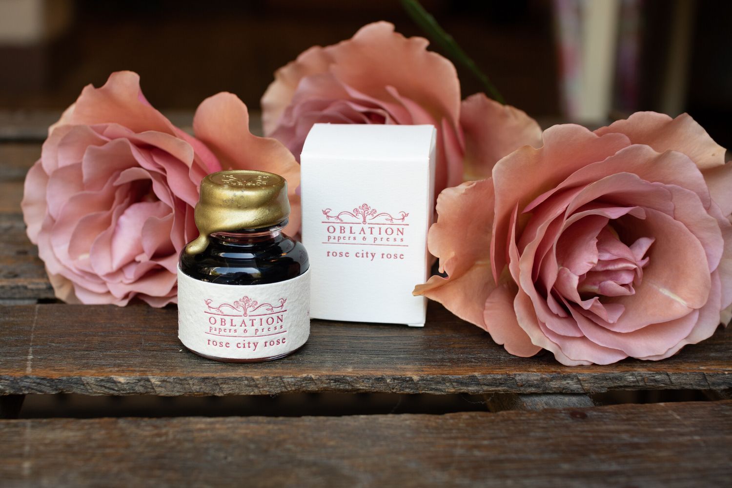 Oblation Papers &amp; Press Rose City Rose Fountain Pen Ink (30ml)