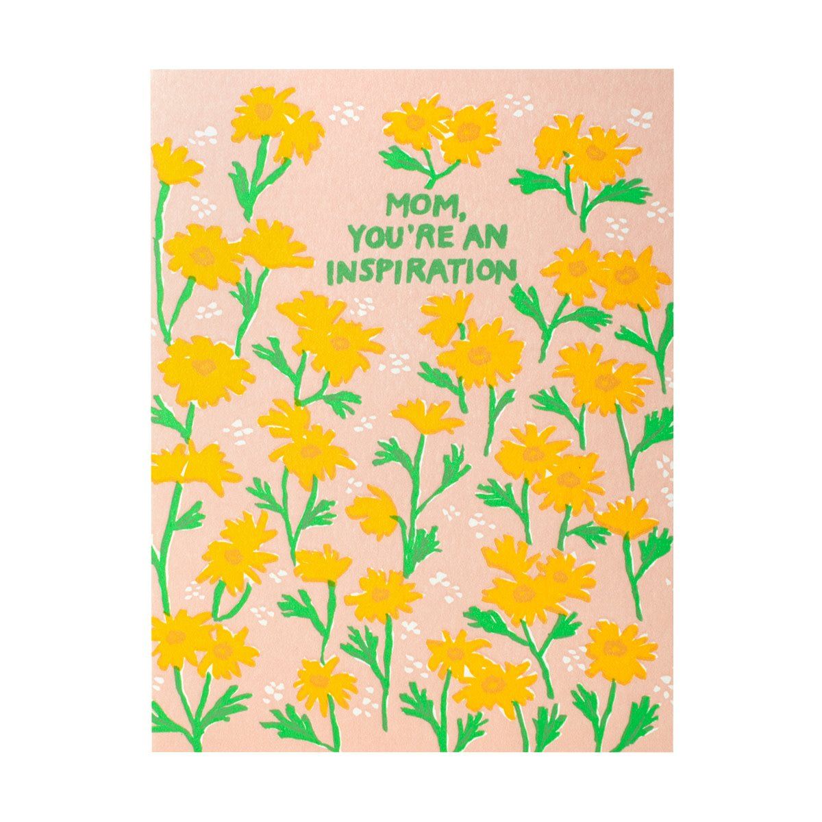 Inspiration Mom Wildflowers Letterpress Card