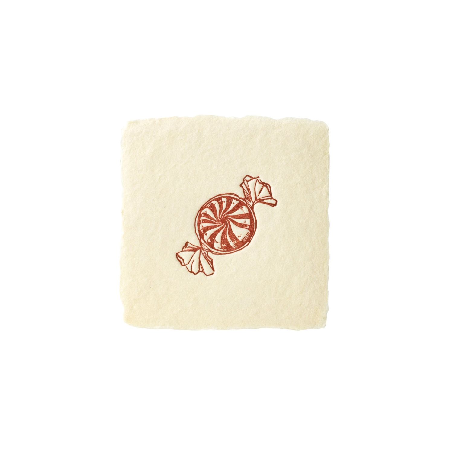 Peppermint Petite Charm Letterpress Enclosure