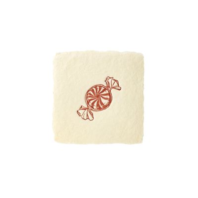 Peppermint Petite Charm Letterpress Enclosure