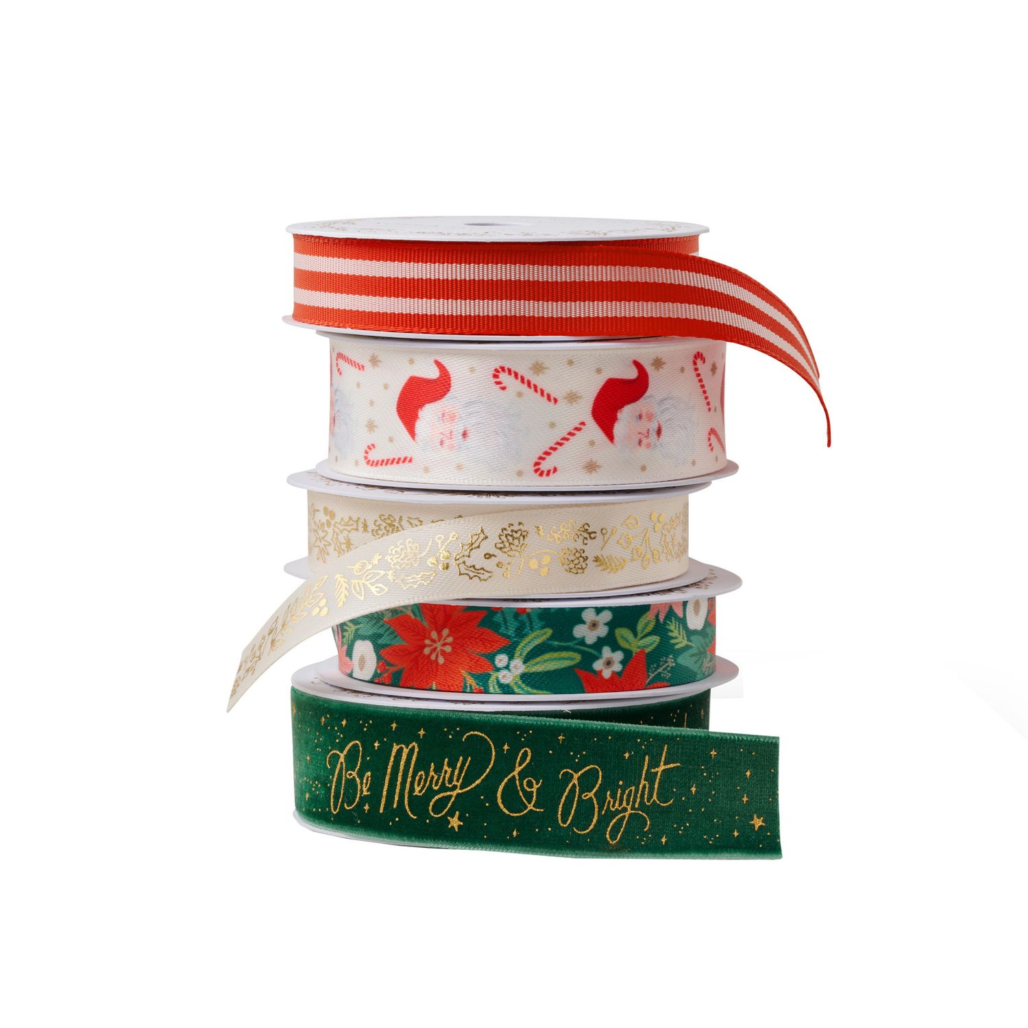Be Merry &amp; Bright Ribbon Set